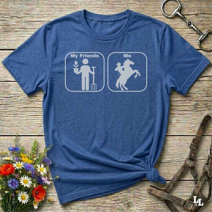 blue  Age Appropriate T-Shirt Funny T-Shirt for Horse Lover, Western Tee Cowgirl Shirt