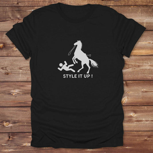 Fun western t-shirt for horse lovers and cowgirls. Western cowgirl graphic tee with horse design. Cowboy humor t-shirt for rodeo and country lovers. Horse lover funny t-shirt with western theme. Country style horse graphic tee for cowboys and cowgirls. Retro style funny western shirt for equestrians. Cute and funny country shirt with horse print. Southern cowgirl funny quote shirt for horse lovers. List of Things I Want. Style it Out