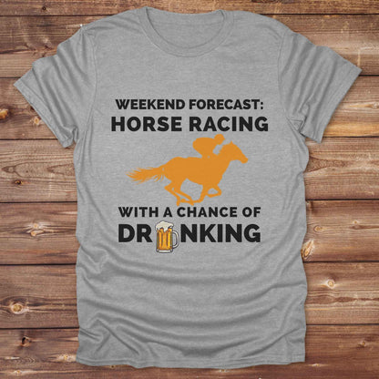 Weekend Forecast Drinking Beer T-Shirt