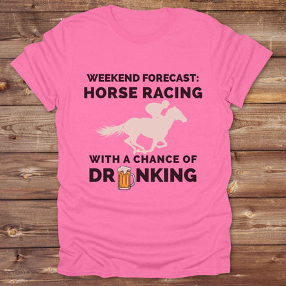 Weekend Forecast Drinking Beer T-Shirt