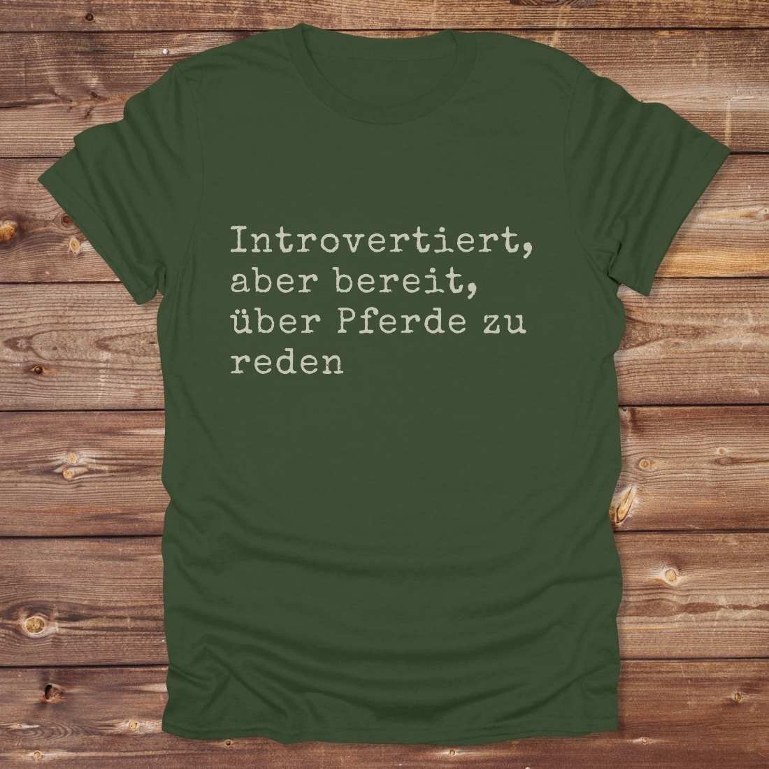 Introverted willing to discuss horses T-Shirt