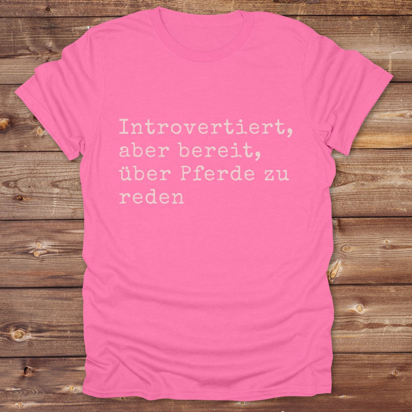 Introverted willing to discuss horses T-Shirt