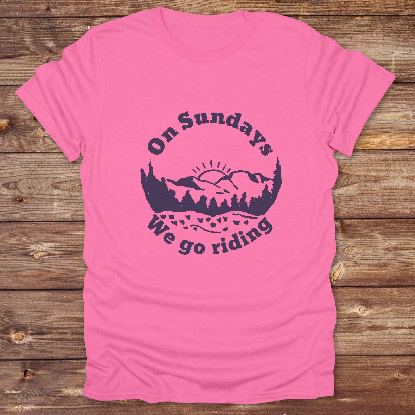 On Sundays we go riding T-Shirt