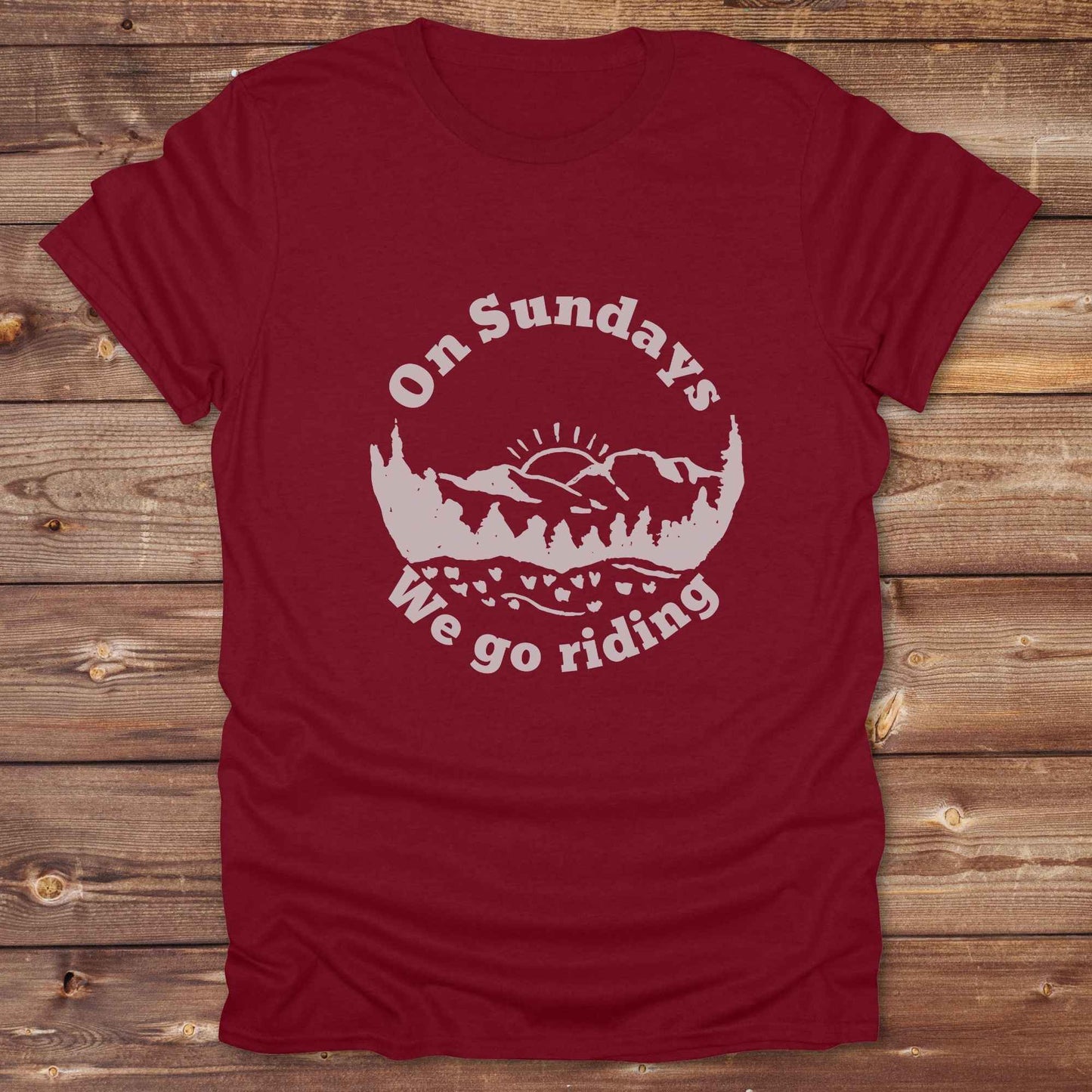On Sundays we go riding T-Shirt