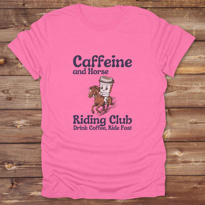 Coffee Cycling Club Horse T-Shirt
