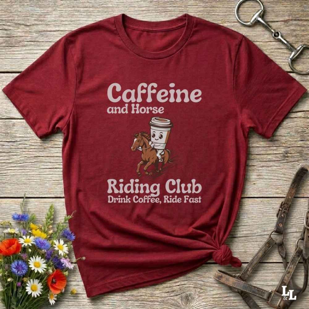 red coffee riding club horse girl shirt, horse mom shirt, horse lover, horse girl, Funny horse lover gifts, Funny horse shirts, Horse girl gifts, Equestrian graphic tees, fathers day gift, Sarcastic horse shirt