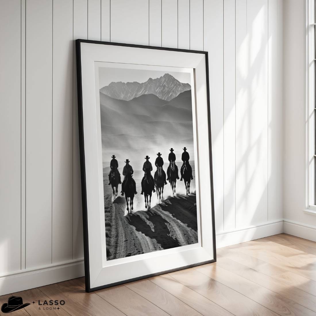 Cowboy Line Up Print