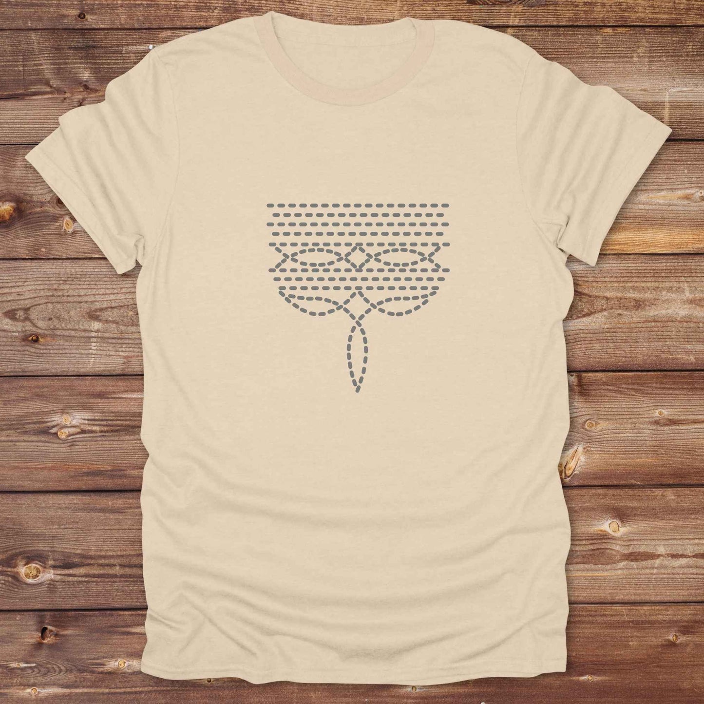beige sand Boot Stitch Shirt, Cowboy Graphic Tee, Western Tees, Equine T-Shirts