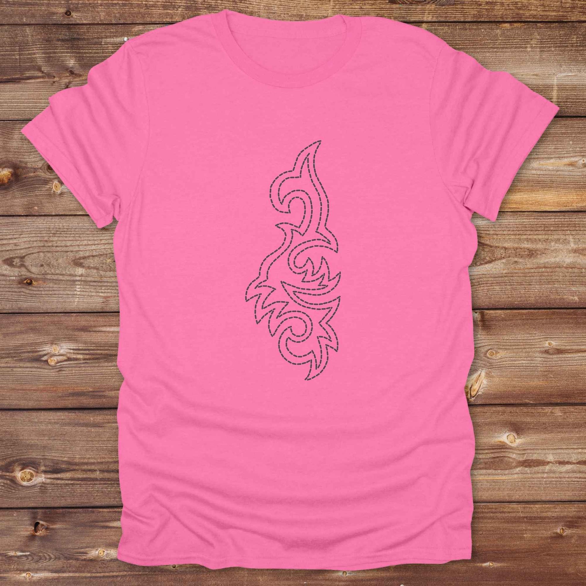 azalea pink boot Stitch Seahorse T-Shirt, Horse T-Shirts, Equine T-Shirts, Western Tees, Cowgirl Graphic Tee