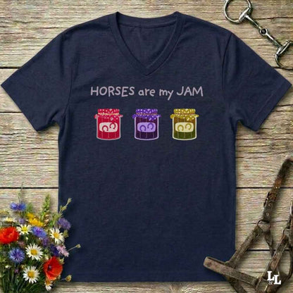 Horses are my Jam V-Neck Tee