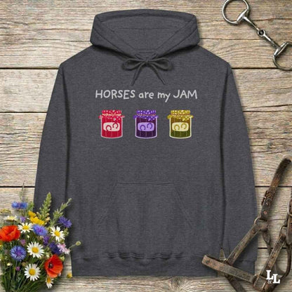 gray Horses are my Jam Hoodie for Horse Lovers, Barn wear for Riders