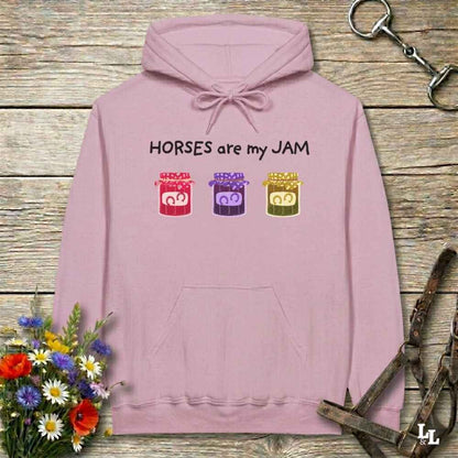 pink Horses are my Jam Hoodie for Horse Lovers, Barn wear for Riders