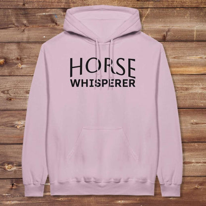 Pink Horse Whisperer Hoodie for Horse Lovers, Barn Apparel for Riders