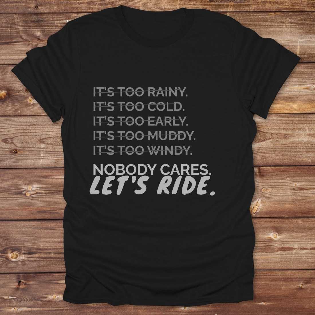 black Let's Ride T-Shirt Barn Essential Tee for Horse Riders, Equestrian Apparel