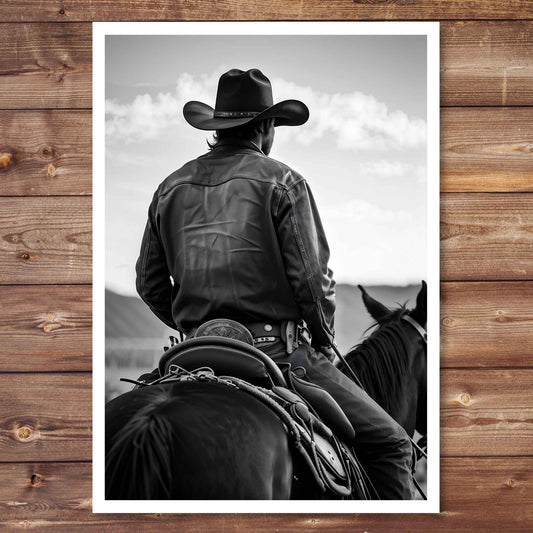 cowboy on his horse