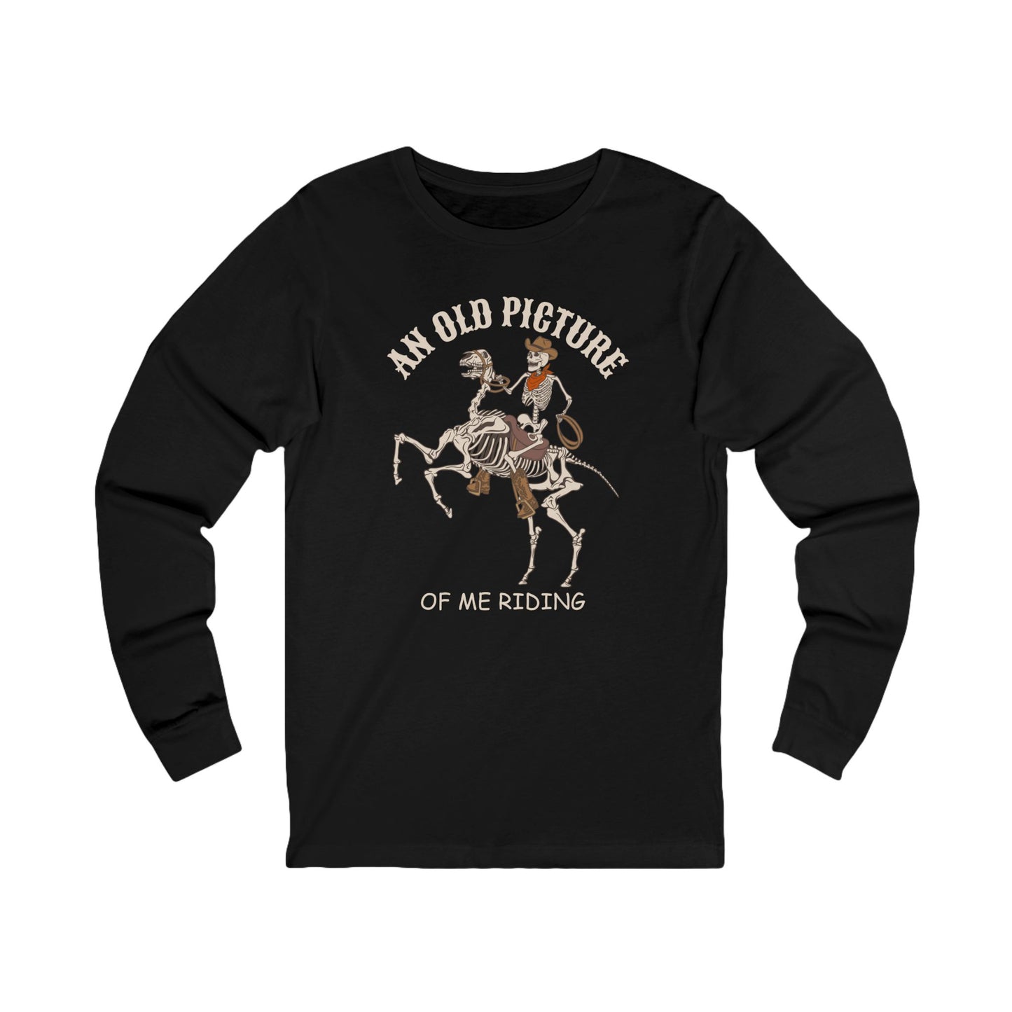 76 An Old Picture of Me Unisex Jersey Long Sleeve Tee