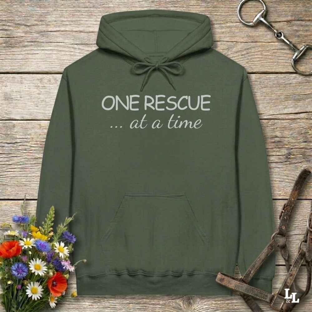 One Rescue at a Time Hoodie