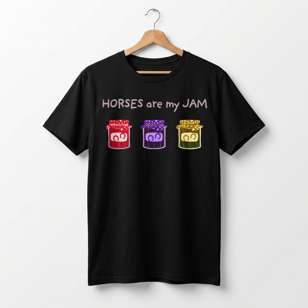 143. Horses are my Jam T-Shirt