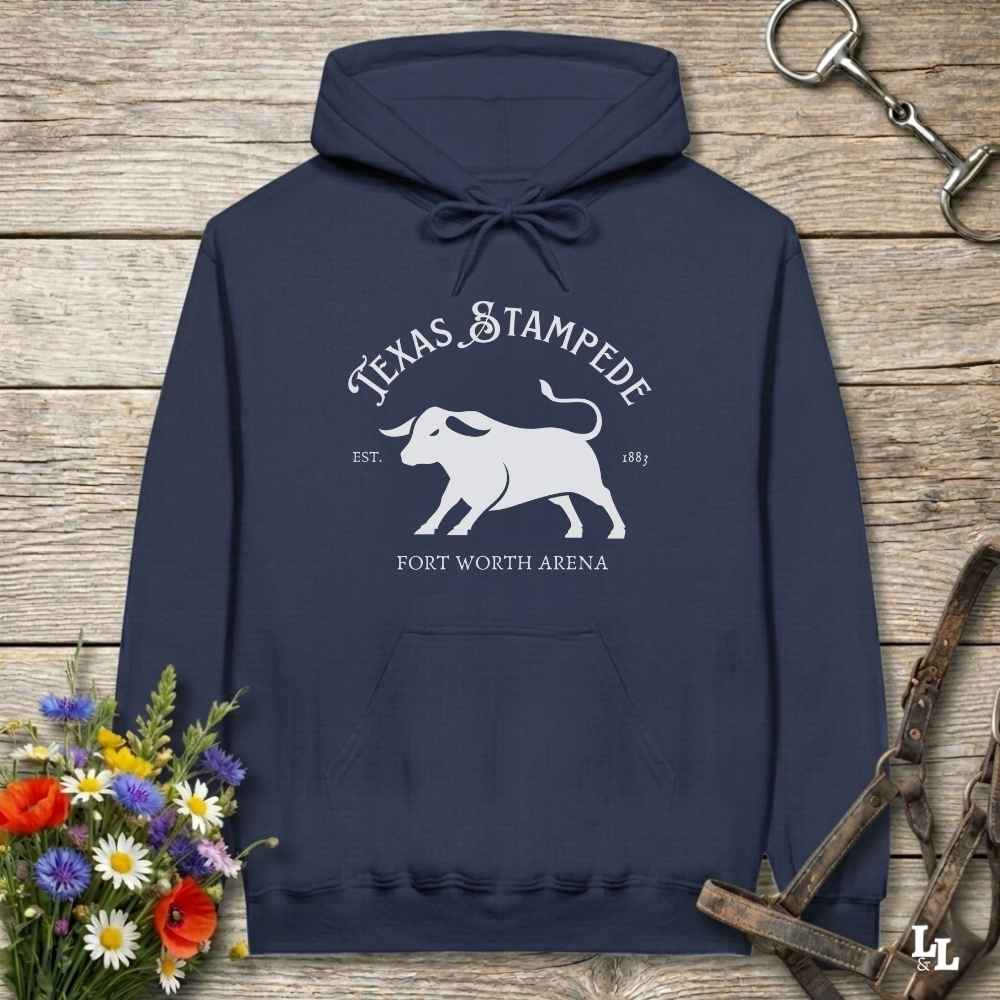 navy blue  Texas Stampede Hoodie, Western Style Wear, Mens Hoodies Western, Cowgirl Sweatshirts