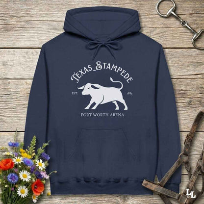 navy blue  Texas Stampede Hoodie, Western Style Wear, Mens Hoodies Western, Cowgirl Sweatshirts