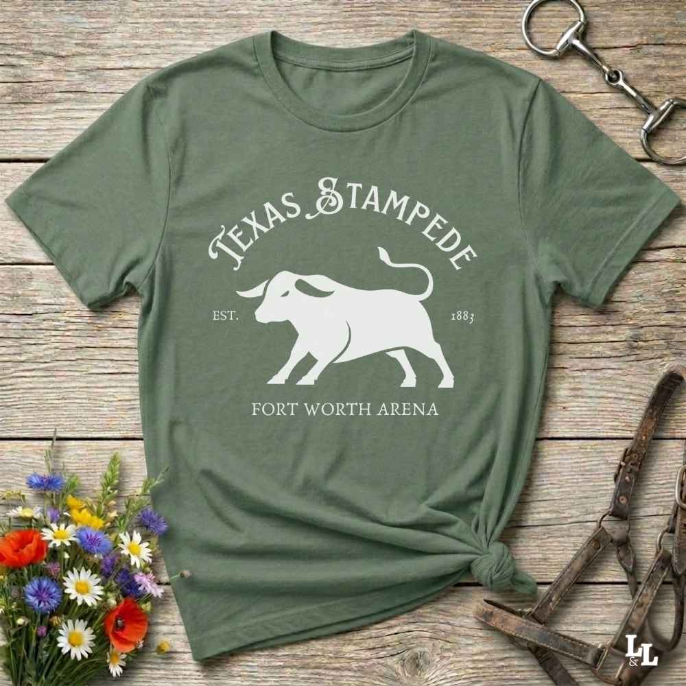 green Fun western t-shirt for horse lovers and cowgirls. Western cowgirl graphic tee with horse design. Cowboy humor t-shirt for rodeo and country lovers. Horse lover funny t-shirt with western theme. Country style horse graphic tee for cowboys and cowgirls. Retro style funny western shirt for equestrians. Cute and funny country shirt with horse print. Southern cowgirl funny quote shirt for horse lovers. Texas stampede Fort Worth Arena.