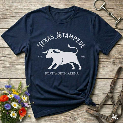 navy blue Fun western t-shirt for horse lovers and cowgirls. Western cowgirl graphic tee with horse design. Cowboy humor t-shirt for rodeo and country lovers. Horse lover funny t-shirt with western theme. Country style horse graphic tee for cowboys and cowgirls. Retro style funny western shirt for equestrians. Cute and funny country shirt with horse print. Southern cowgirl funny quote shirt for horse lovers. Texas stampede Fort Worth Arena.