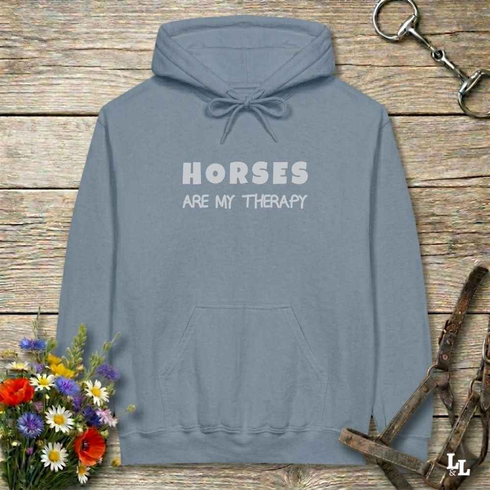 Horses are my Therapy Hoodie