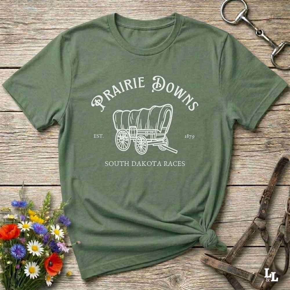 Fun western t-shirt for horse lovers and cowgirls. Western cowgirl graphic tee with horse design. Cowboy humor t-shirt for rodeo and country lovers. Horse lover funny t-shirt with western theme. Country style horse graphic tee for cowboys and cowgirls. Retro style funny western shirt for equestrians. Cute and funny country shirt with horse print. Southern cowgirl funny quote shirt for horse lovers. Prairie downs south Dakota races.