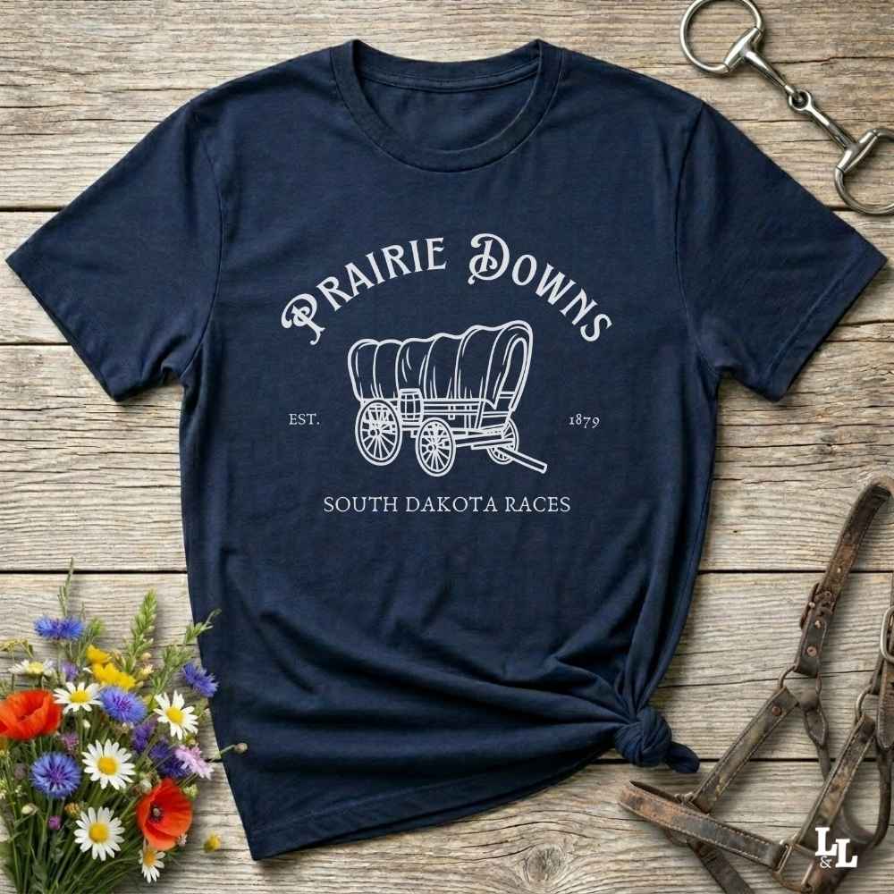 Fun western t-shirt for horse lovers and cowgirls. Western cowgirl graphic tee with horse design. Cowboy humor t-shirt for rodeo and country lovers. Horse lover funny t-shirt with western theme. Country style horse graphic tee for cowboys and cowgirls. Retro style funny western shirt for equestrians. Cute and funny country shirt with horse print. Southern cowgirl funny quote shirt for horse lovers. Prairie downs south Dakota races.