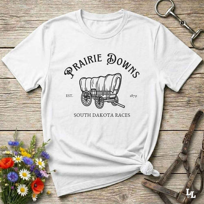 Fun western t-shirt for horse lovers and cowgirls. Western cowgirl graphic tee with horse design. Cowboy humor t-shirt for rodeo and country lovers. Horse lover funny t-shirt with western theme. Country style horse graphic tee for cowboys and cowgirls. Retro style funny western shirt for equestrians. Cute and funny country shirt with horse print. Southern cowgirl funny quote shirt for horse lovers. Prairie downs south Dakota races.
