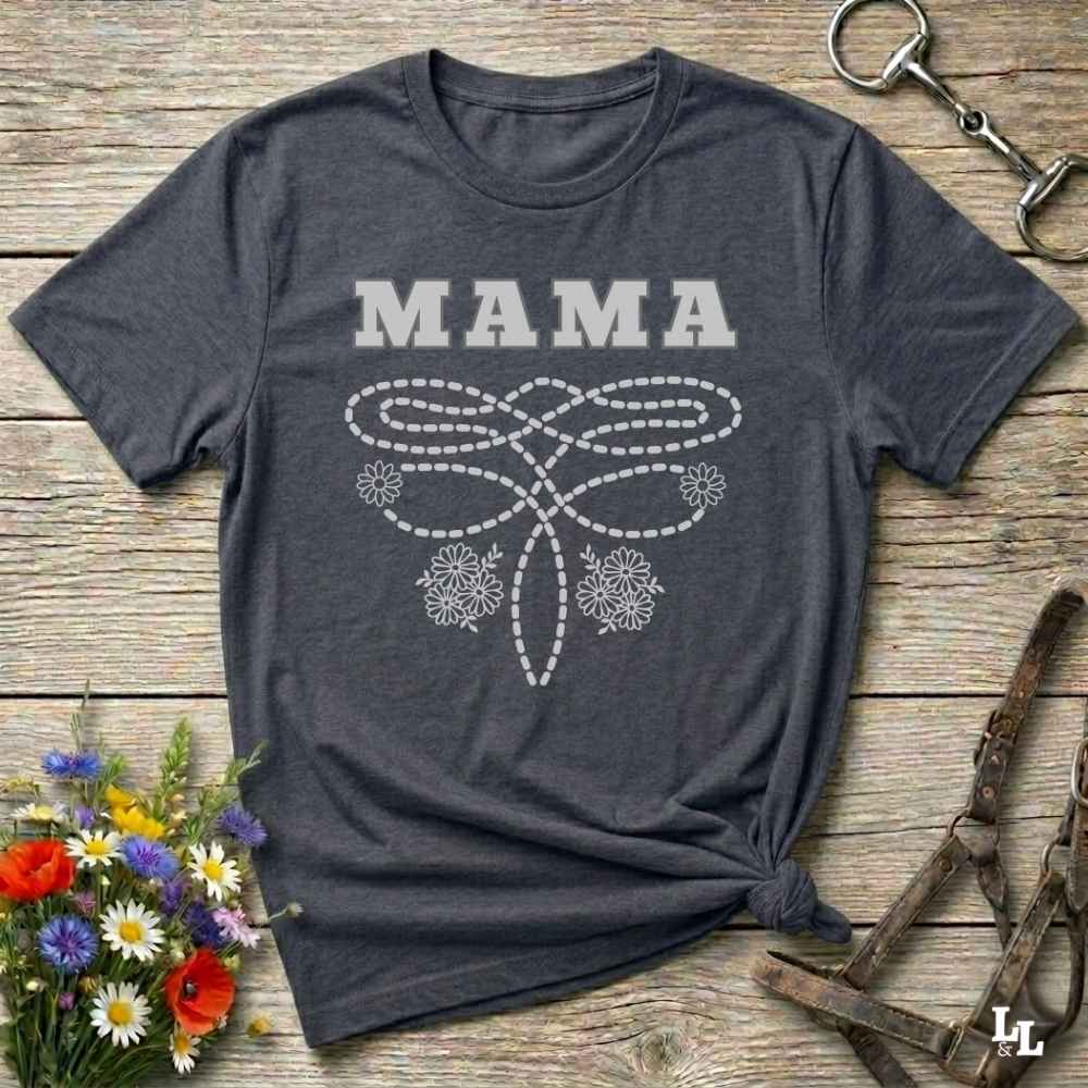 gray Boot Stitch Mama T-Shirt, Cowgirl Shirt, Western Tee, Equine T-Shirts, Cowboy Graphic Tee