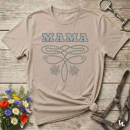 beige Boot Stitch Mama T-Shirt, Cowgirl Shirt, Western Tee, Equine T-Shirts, Cowboy Graphic Tee