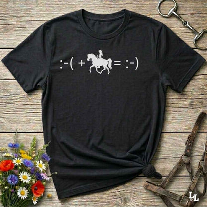 Fun western t-shirt for horse lovers and cowgirls. Western cowgirl graphic tee with horse design. Cowboy humor t-shirt for rodeo and country lovers. Horse lover funny t-shirt with western theme. Country style horse graphic tee for cowboys and cowgirls. Retro style funny western shirt for equestrians. Cute and funny country shirt with horse print. Southern cowgirl funny quote shirt for horse lovers. Maths cowgirl.