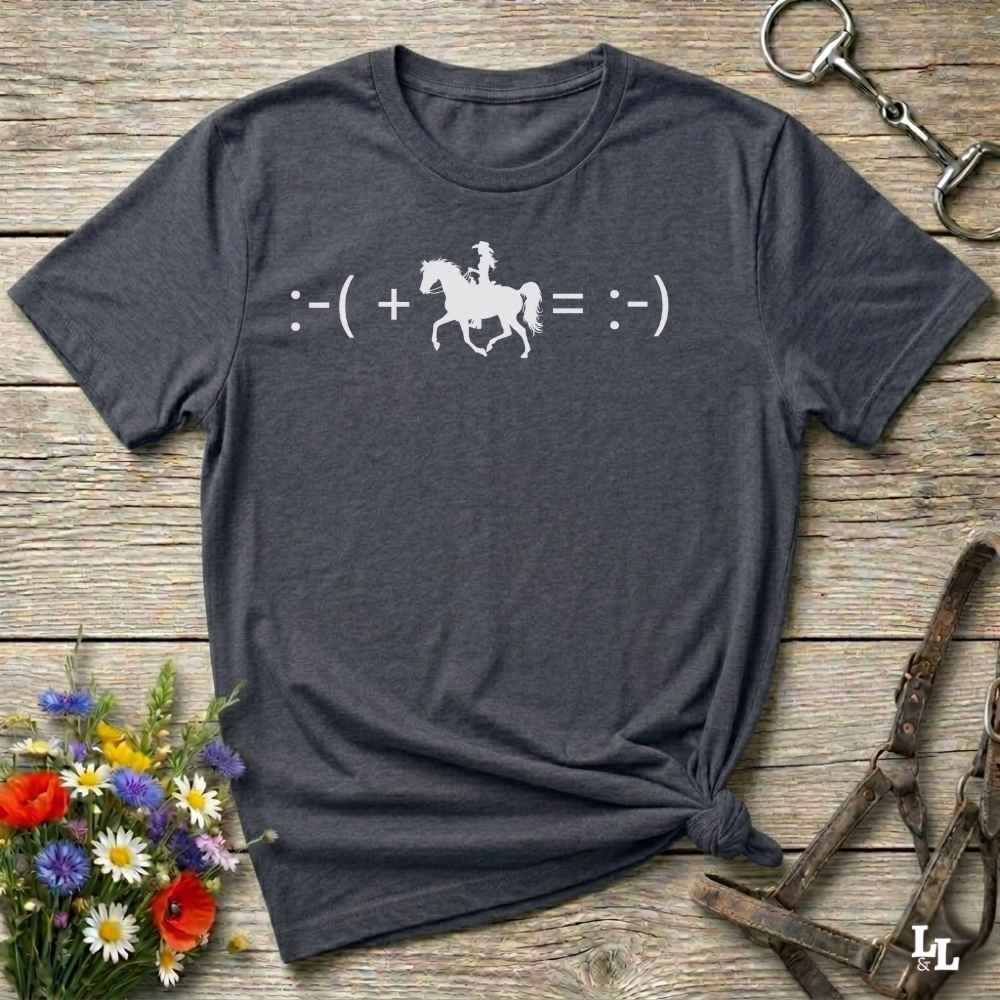 Fun western t-shirt for horse lovers and cowgirls. Western cowgirl graphic tee with horse design. Cowboy humor t-shirt for rodeo and country lovers. Horse lover funny t-shirt with western theme. Country style horse graphic tee for cowboys and cowgirls. Retro style funny western shirt for equestrians. Cute and funny country shirt with horse print. Southern cowgirl funny quote shirt for horse lovers. Maths cowgirl.