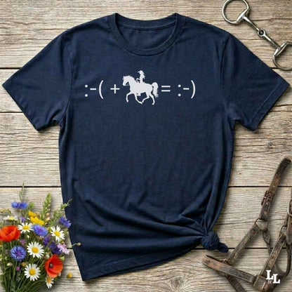 Fun western t-shirt for horse lovers and cowgirls. Western cowgirl graphic tee with horse design. Cowboy humor t-shirt for rodeo and country lovers. Horse lover funny t-shirt with western theme. Country style horse graphic tee for cowboys and cowgirls. Retro style funny western shirt for equestrians. Cute and funny country shirt with horse print. Southern cowgirl funny quote shirt for horse lovers. Maths cowgirl.