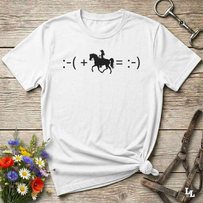 Fun western t-shirt for horse lovers and cowgirls. Western cowgirl graphic tee with horse design. Cowboy humor t-shirt for rodeo and country lovers. Horse lover funny t-shirt with western theme. Country style horse graphic tee for cowboys and cowgirls. Retro style funny western shirt for equestrians. Cute and funny country shirt with horse print. Southern cowgirl funny quote shirt for horse lovers. Maths cowgirl.