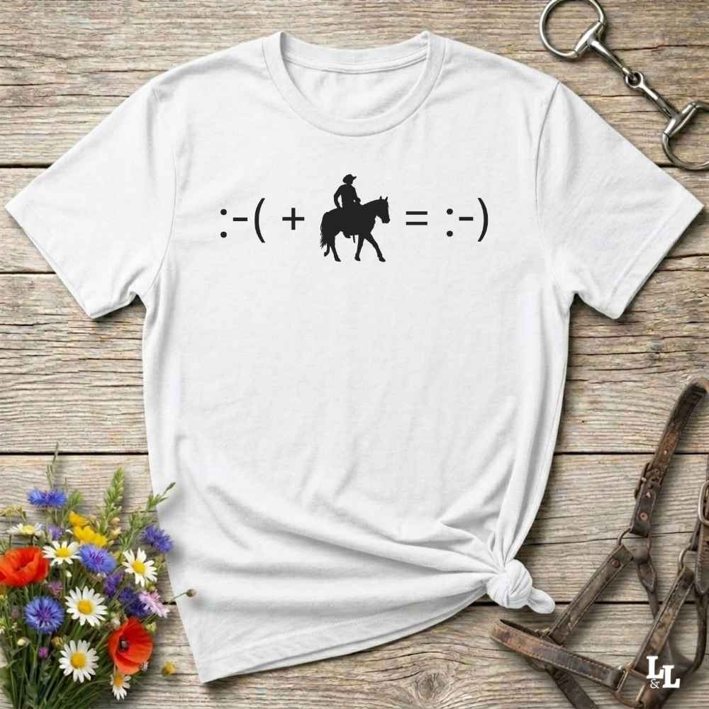 Fun western t-shirt for horse lovers and cowgirls. Western cowgirl graphic tee with horse design. Cowboy humor t-shirt for rodeo and country lovers. Horse lover funny t-shirt with western theme. Country style horse graphic tee for cowboys and cowgirls. Retro style funny western shirt for equestrians. Cute and funny country shirt with horse print. Southern cowgirl funny quote shirt for horse lovers. Maths cowboy.