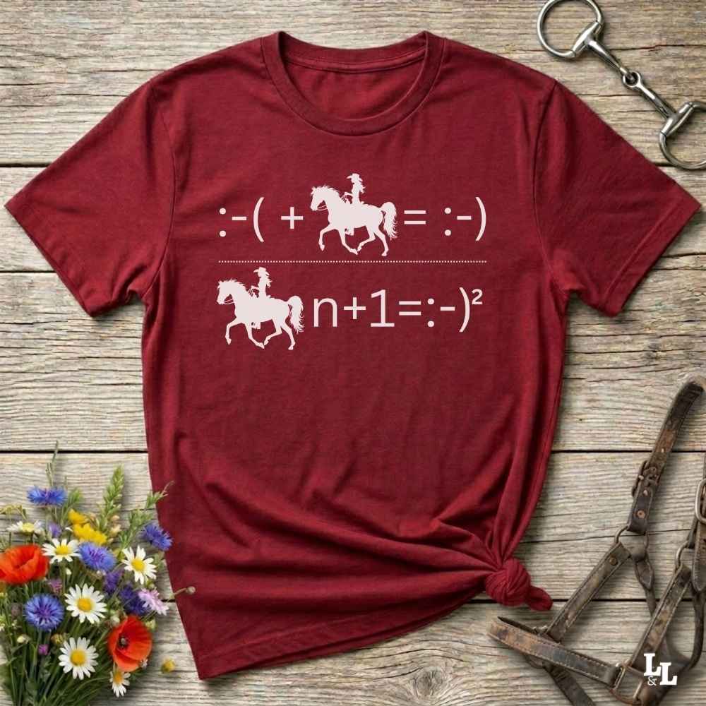 Fun western t-shirt for horse lovers and cowgirls. Western cowgirl graphic tee with horse design. Cowboy humor t-shirt for rodeo and country lovers. Horse lover funny t-shirt with western theme. Country style horse graphic tee for cowboys and cowgirls. Retro style funny western shirt for equestrians. Cute and funny country shirt with horse print. Southern cowgirl funny quote shirt for horse lovers. Advanced maths cowgirl.
