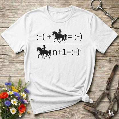 Fun western t-shirt for horse lovers and cowgirls. Western cowgirl graphic tee with horse design. Cowboy humor t-shirt for rodeo and country lovers. Horse lover funny t-shirt with western theme. Country style horse graphic tee for cowboys and cowgirls. Retro style funny western shirt for equestrians. Cute and funny country shirt with horse print. Southern cowgirl funny quote shirt for horse lovers. Advanced maths cowgirl.