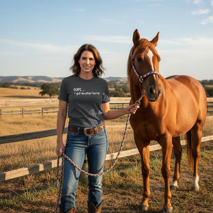 Oops I bought another horse T-Shirt, Funny T-Shirts, Western Style Wear, Cowgirl Shirt for Horse Lover