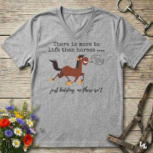 Just Kidding V-Neck Tee