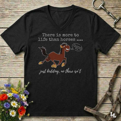 Just Kidding V-Neck Tee