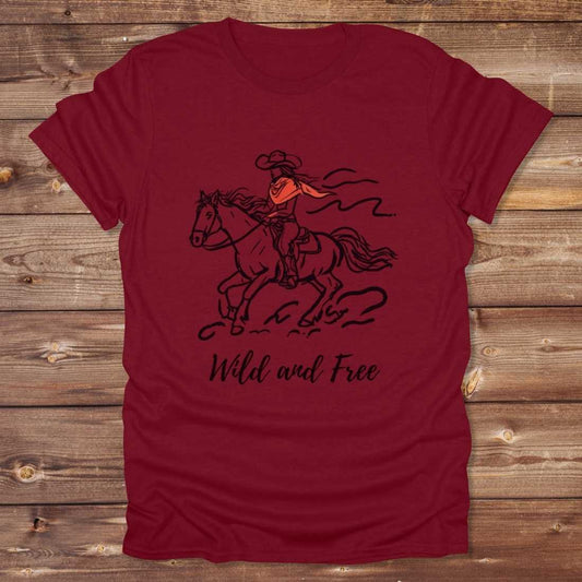 Wild and Free Doodle T-Shirt