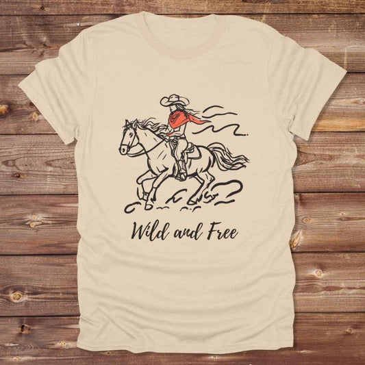 Wild and Free Doodle T-Shirt