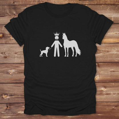 Ride proud with this “Winning Life” western tee featuring a crowned horse and dog silhouette, perfect for cowboys, cowgirls, and country animal lovers.