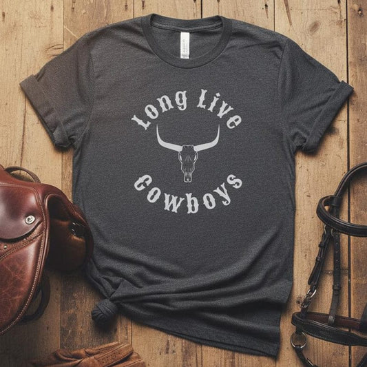 long live cowboys t-shirt for horse lovers, perfect equestrian gift