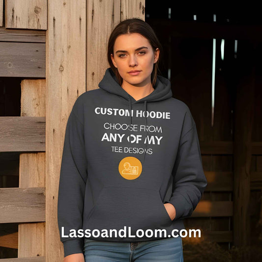 Custom Hoodie with any Tee Design