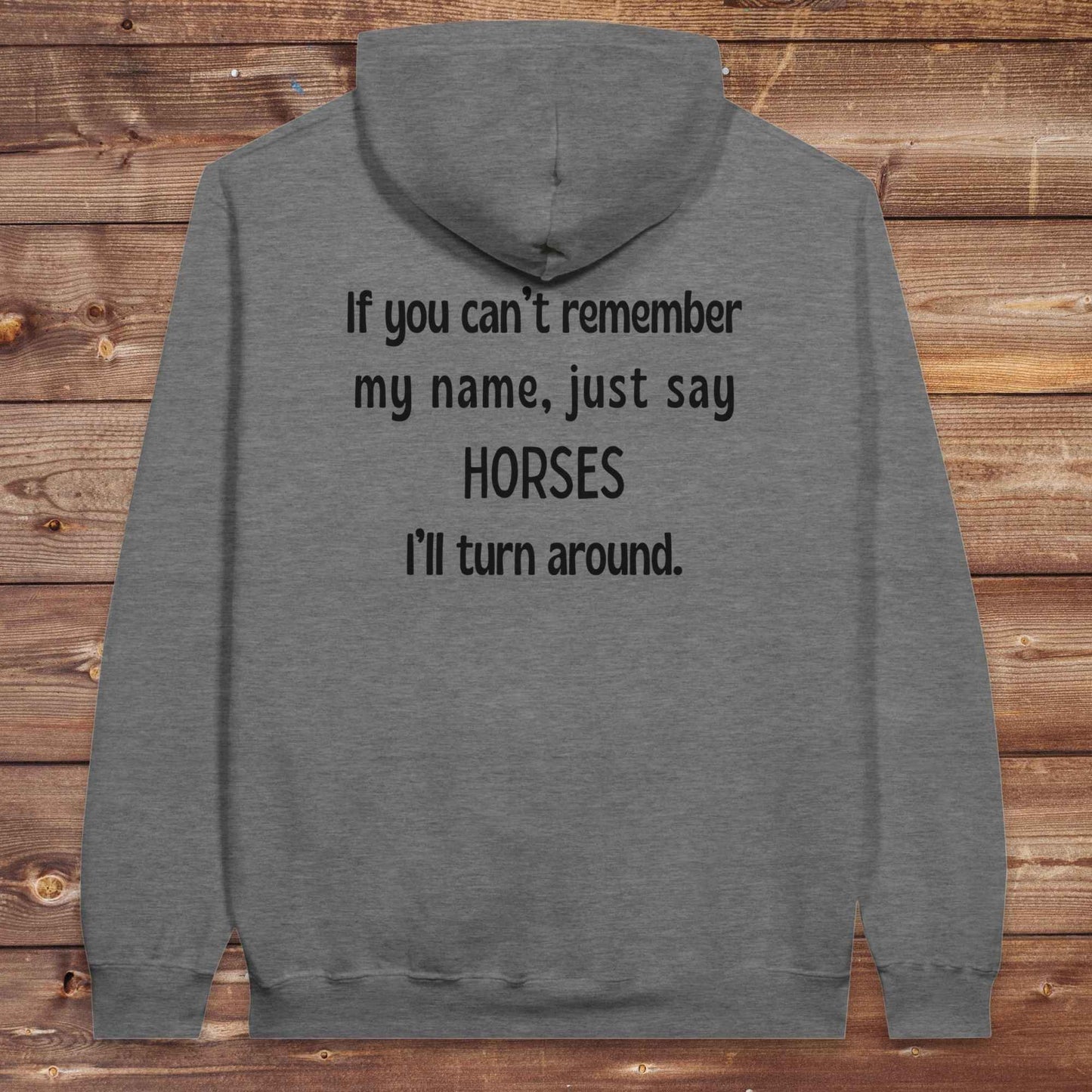 Can't Remember My Name Back Print Hoodie