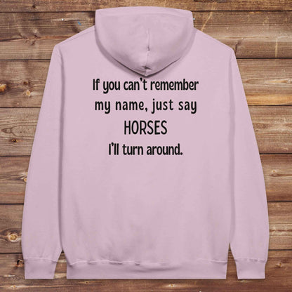 Can't Remember My Name Back Print Hoodie