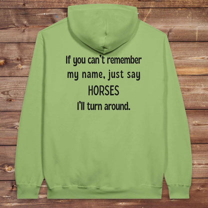 Can't Remember My Name Back Print Hoodie